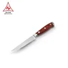 PD9106 welding steel toe knife 4.5 inch Pakka wood handle steak knife