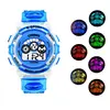 Cheap LED Watches Candy Color Silicone Rubber Waterproof Bracelet Children Digital Sport Kids Watch