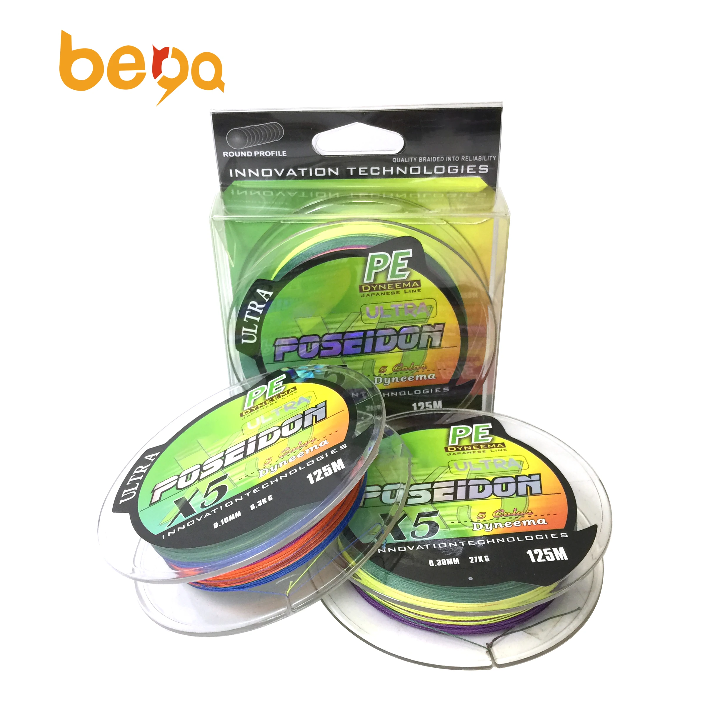 

Special Price multifilament 4strands and 5strands braided PE Fishing Line 100M Super Strong, Polychrome , customizable