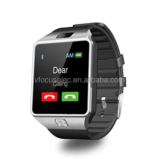 

GSM SIM Card Android Smartwatch DZ09 Smart Watch Smartphone, Black