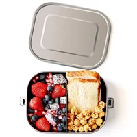 

Eco Lunch Box Metal Bento Box, Lunch Box for Kids Stainless Steel