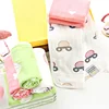 Wholesale household items jacquard 100% cotton children printed towel 6 layer gauze wash towel