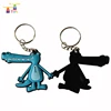 3d Wholesale Souvenir Promotional Plastic Pvc Baseball Keychain Pull-apart Key Ring