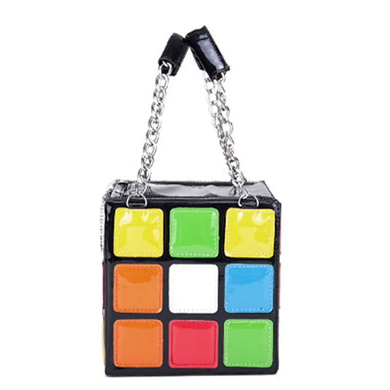 

OXGIFT Wholesale rubik cube shape handbag bag
