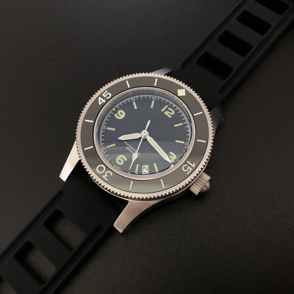 

30 ATM Custom Brands Sapphire Watch Glass Luxury Automatic Mechanical Diving Watch Men