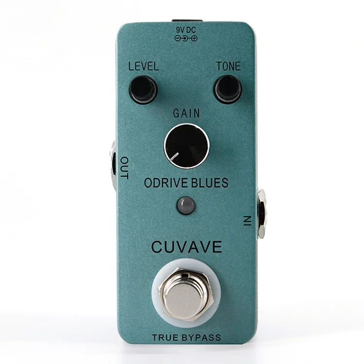 

CUVAVE Best Quality Overdrive-Blues Can Adjust The Reverb Decay guitar effects pedal, Blue