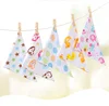 Triangle baby bibs animal pattern star stylish funny infant bandana bib