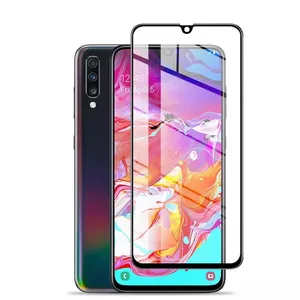 9D 6D 5D Full Glue Full Cover Tempered Glass Screen Protector For Samsung Galaxy A70