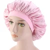 Pink night hair cap 12 pieces multicolor casual night sleep cap for womens