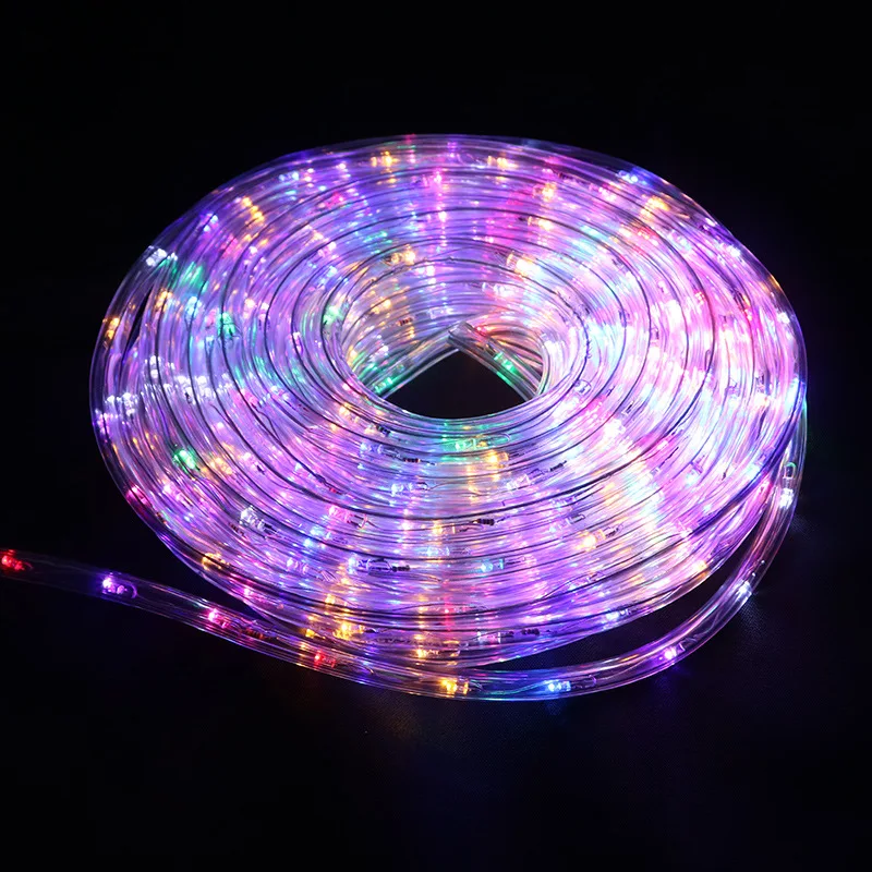 color change Wireless remote control rainbow tube led rope light 220v