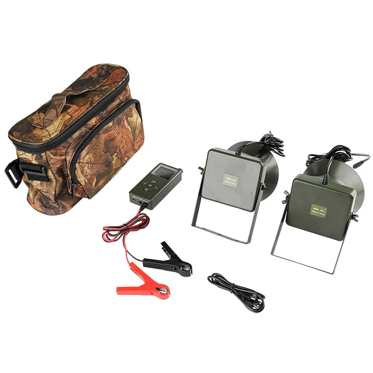 

Professional Electronic Waterproof 60W Quail Duck Snow Goose Hunting Decoy Bird Caller, Green/camouflage