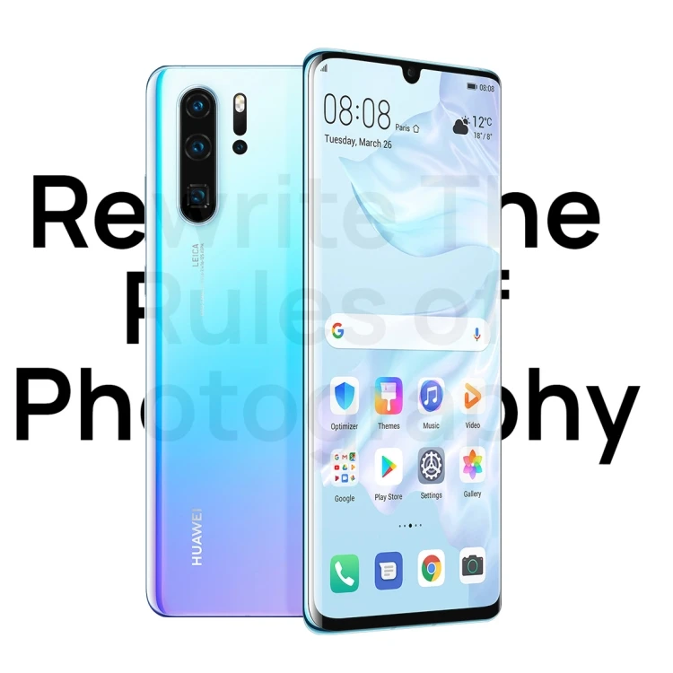 

2019 NEW Huawei P30 Pro smartphone VOG-AL10 8GB+512GB China Version 6.47 inch Dot-notch Screen EMUI 9.1 Android 9 mobile, N/a