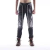DiZNEW Custom Black Ripped Super Skinny Denim Jeans For Men