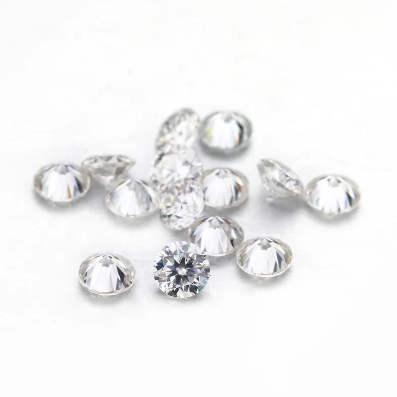 

2.5mm Moissanite stones Round Shape Brilliant Cut def Color Small Size Synthetic Loose Gemstone