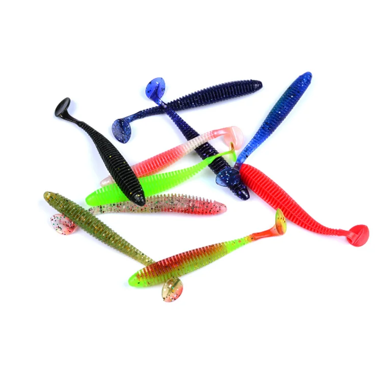 

10 Mixed Colors Per Pack neby shad Plastic leurre souple de peche en mer