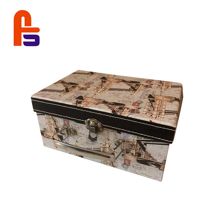 

Fashion Design Handmade Paper Cardboard Suitcase Gift Box