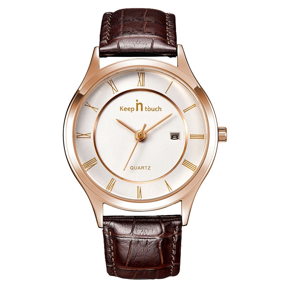 

Fashion couples watches men luxury leather strap watch wholesale
