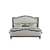 Latest New classic beech wood bed with golden leaves