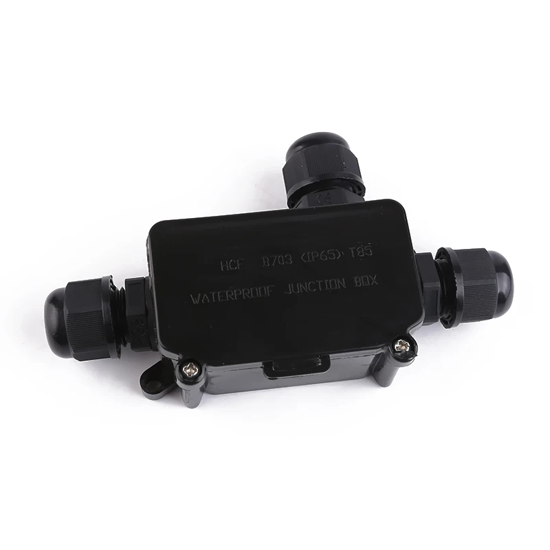 
waterproof connector box IP65 2pole 3pole with PA10 terminal 