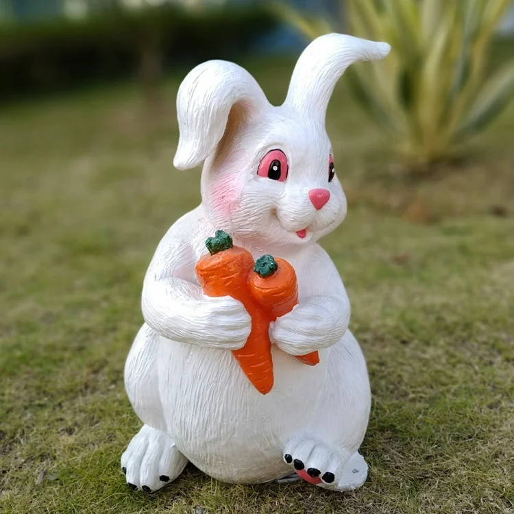 
Wholesale FRP outdoor garden landscape christmas 3D rabbit led artificial animal 