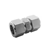 Double Ferrule Straight Hydraulic Union Coupling Tube Fittings