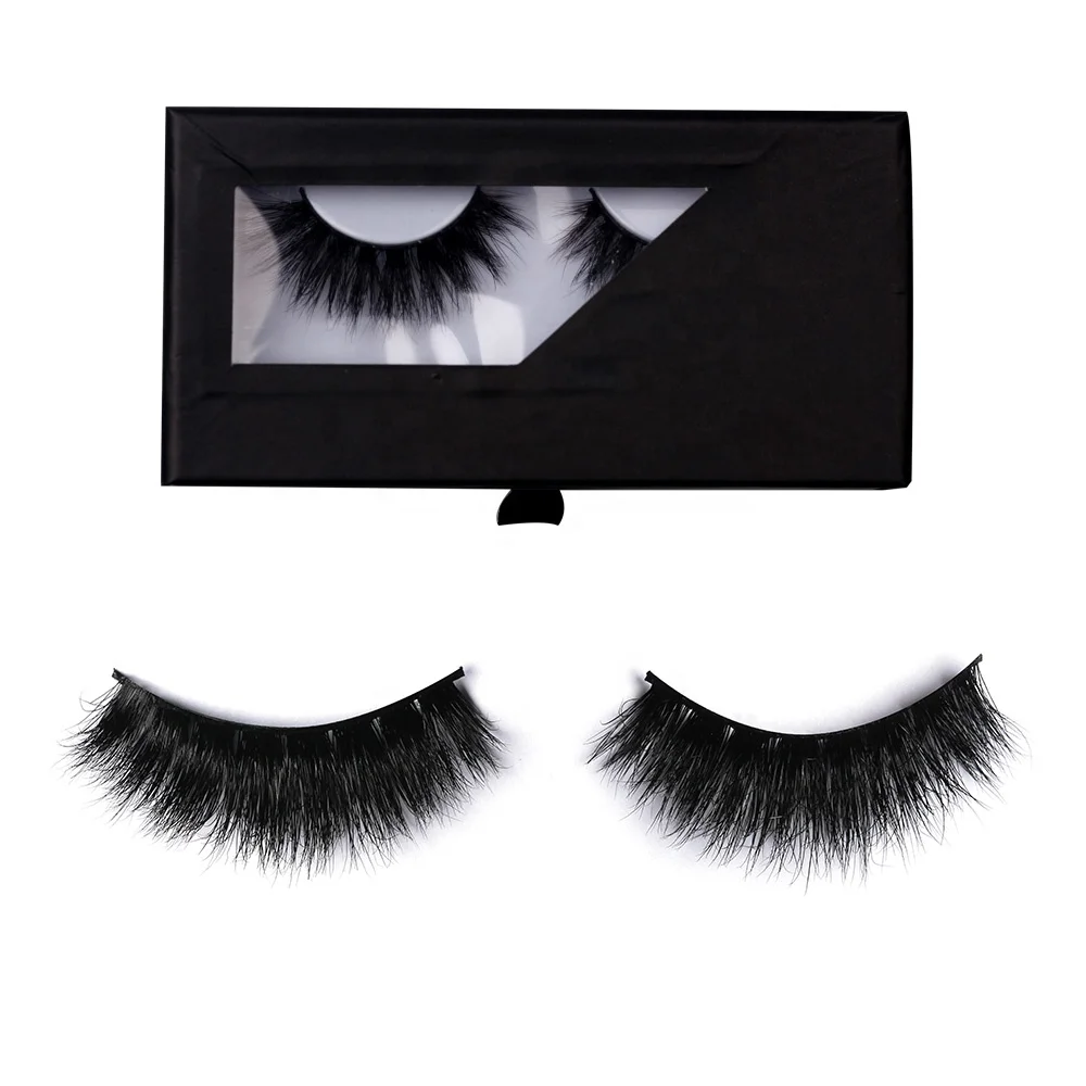 

ThinkShow 3D Mink Eye Lashes Vendors Drop Shipping Mink Eyelashes With Customized Eyelash Box Private Label, Black