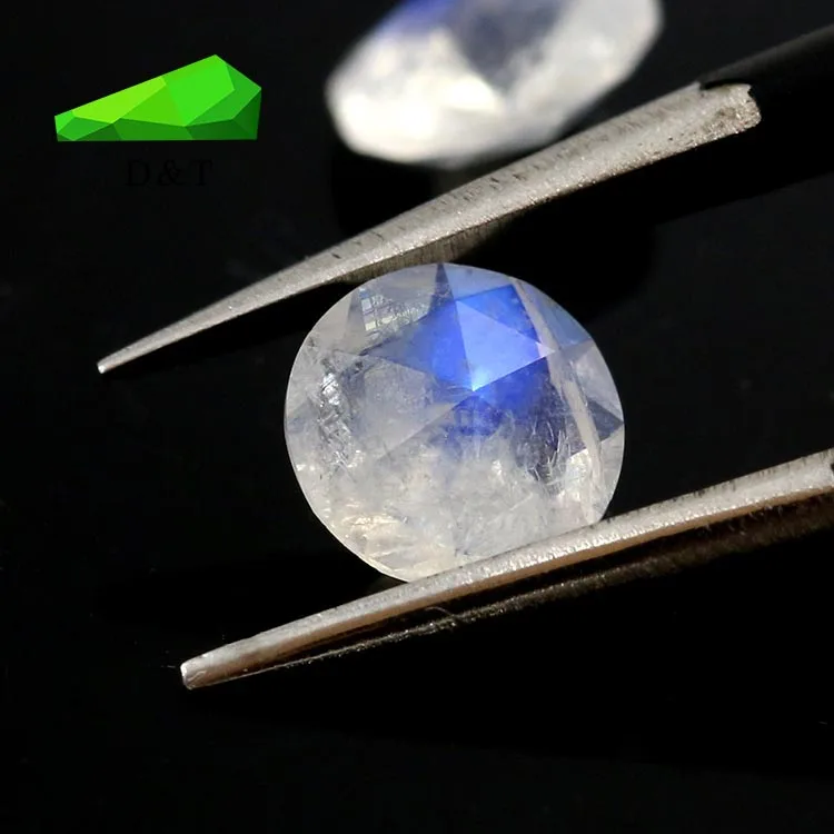 

wholesale faceted stone round rose cut moonstone natural stones gems