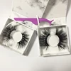 5D 25mm Lashes Mink Full Volume custom marble boxes Siberian 3D Mink Strip Eyelashes