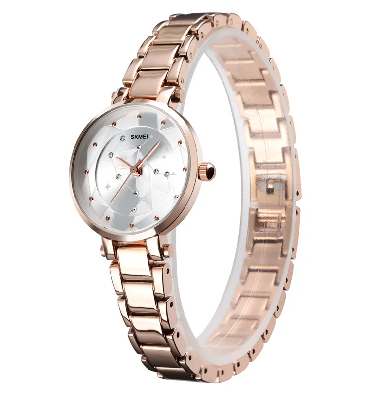 

beautiful newest custom oem my brand logo thin luxury women watches stainless steel lady wrist watch