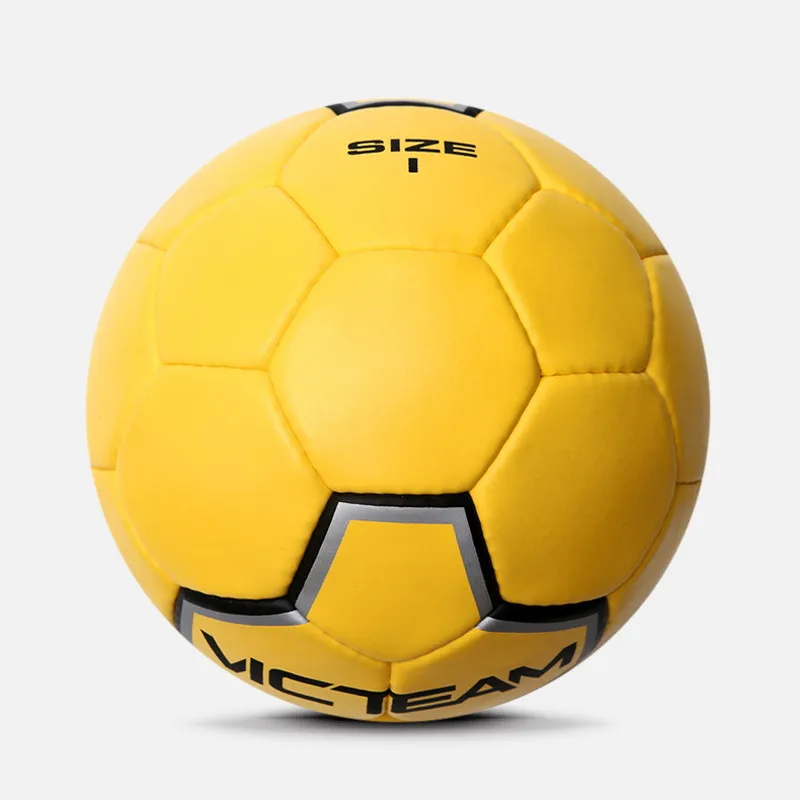 New Designs Custom Printed Soft Touch PU Standard Size 1 2 Mini Leather Handball For Kids