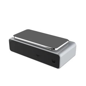 Digital Alarm Clock Qi Charging USB & 72V Battery