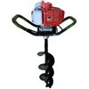 Hot sale!!! Portable handheld Gasoline Mini Driller Earth Auger Drilling machine Earth Auger Hole Digger Pit-picker