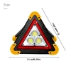 Car Emergency Reflective Warning Triangle LED Flashing Traffic Sign