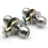 SS tubular knob lock security cylindrical knob lock door lock round knob door lockset keyed lockset
