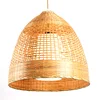 2019 new year decoration suspension round led light fittings indoor home bamboo lamp shade cheaper pendant lamp