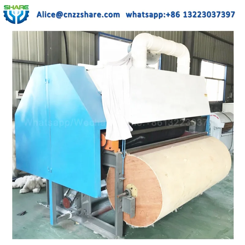 
electric cotton waste recycling carding machine price 