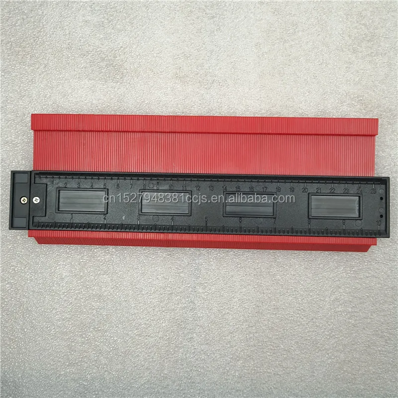 
10inch Profile contour gauge Edge Patterning Wood Measuring Ruler ABS Contour Profile Gauge Laminated Contour Gauge 