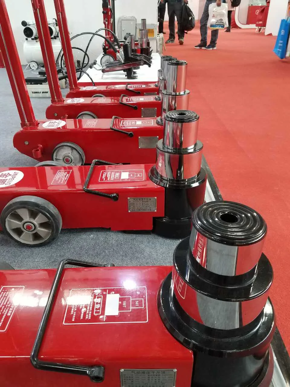 
50T Truck Pneumatic Car Lift Jack Trolley Hydraulic Air Jack 
