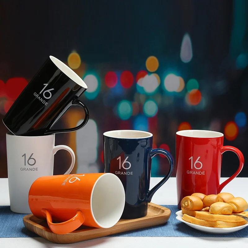

16OZ 12OZ Custom Full Decal Printed Logo Color Blank Ceramic Coffee Mug, N/a