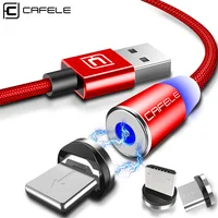 

CAFELE Hot Selling 3 in 1 Magnetic charging USB Cable Magnet USB Cord Cable Charger for iPhone micro type c