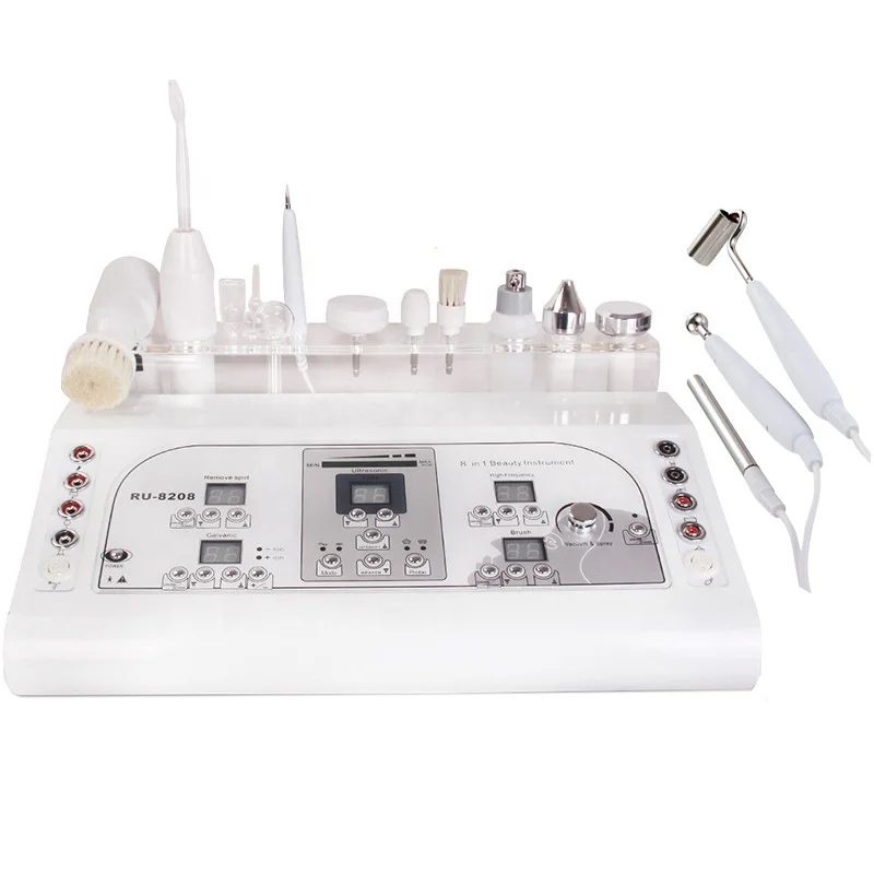 

8 in 1 high frequency galvanic facial machine for beauty salon Cynthia RU 8208, White