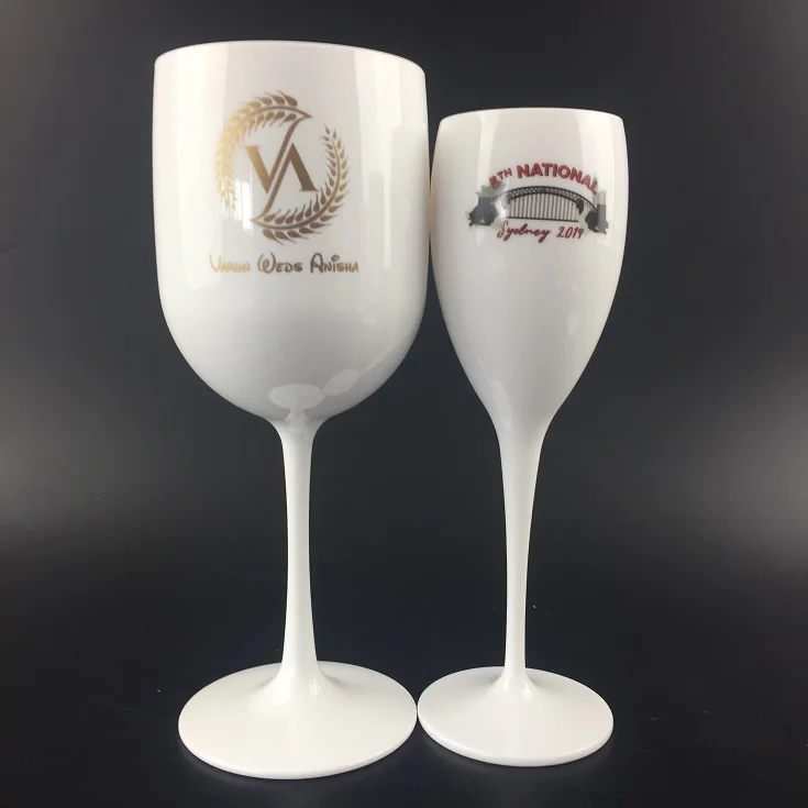 

Unbreakable plastic blue wine glass with big capacity 450ml made in China factory, Customized