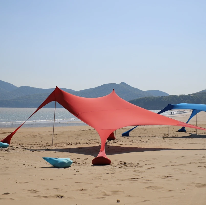 Hot selling beach sun shade tent with sandbag anchor