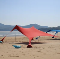

Hot selling beach sun shade tent with sandbag anchor