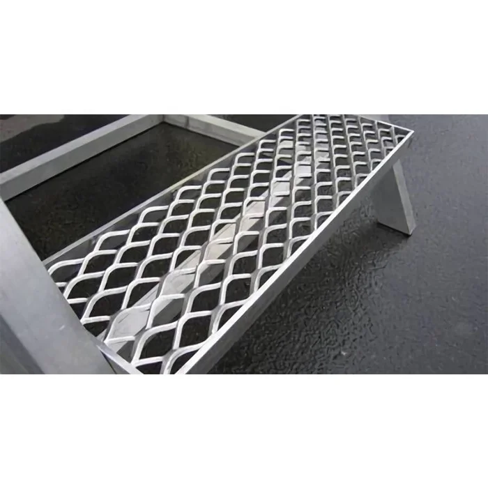 
Hot-dipped Galvanized steel expanded mesh for walkway stair treads 