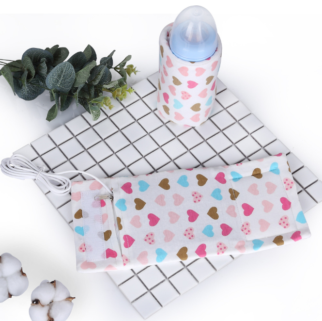

Power Bank USB Baby Bottle Warmer Portable Travel Milk Warmer Infant Feeding Bottle Heated Cover
