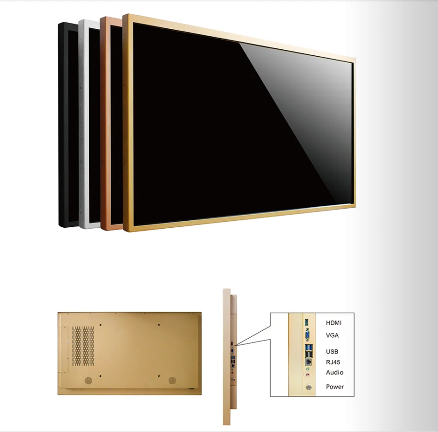 

ZZDtouch  infrared touch screen monitor touch panel high quality lcd monitor gaming monitor, Black
