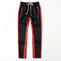 

Custom made clothing manufacturers wholesale mens side stripes track pants