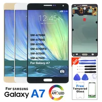 

For Samsung Galaxy A7 2015 A700 A7000 A700H A700F A700FD LCD Display Touch Screen Digitizer Assembly Super AMOLED LCDs