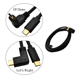 C to C 90 Degree Charging Cable 1.8m